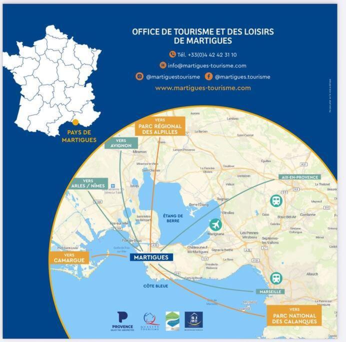 Appartement La Venise Provencale มาร์ติกส์ ภายนอก รูปภาพ